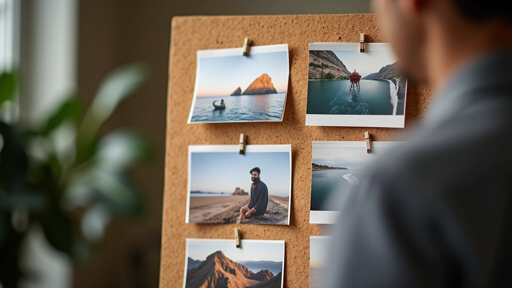 Collection of brand photography examples showing consistent style, lighting, and composition approach